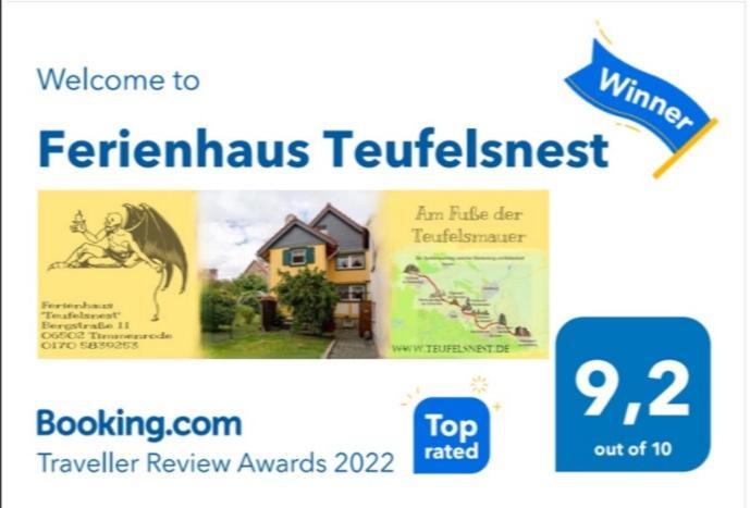 Ferienhaus Teufelsnest Timmenrode Bagian luar foto